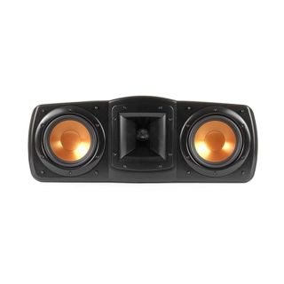 Klipsch Synergy Black Label C-200 Center Channel Speaker for Crystal-Clear Dialogue and Vocals with Proprietary Horn Technology, Dual 5.25” High-Output Woofers, and Dynamic 1” Tweeter in Black