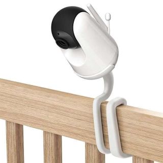 Universal Baby Monitor Mount for VAVA/Hipp - Tool-Free, No Wall Damage, Fits Any Camera (1-Pack, White)