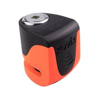 Kovix KS6 Ultra Portable Steel Disc Brake Lock: 120dB Alarm, Waterproof, Easy Push-to-Lock for Motorcycles & E-Bikes