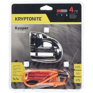 Kryptonite 000877 Keeper 5s Black Chrome Disc Lock, one Size