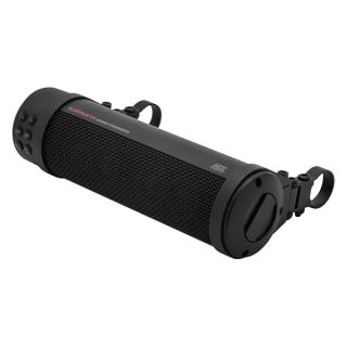 Kuryakyn 2720 MTX Road Thunder Weather Resistant Motorcycle Sound Bar Plus: 300 Watt Handlebar Mounted Audio Speakers with Bluetooth, USB Power Charger, Satin Black