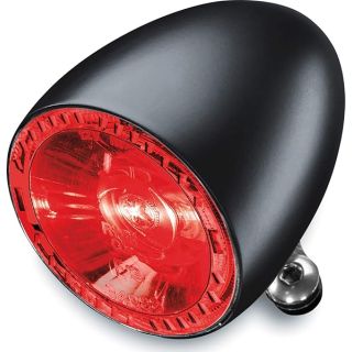 Kuryakyn 2861 Motorcycle Lighting Accessory: Kellermann Bullet 1000 RB, Rear LED Running/Turn Signal/Blinker Light, Red/Red, Satin Black, Pack of 1