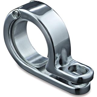 "Kuryakyn 4017 P-Clamp: Universal Chrome Motorcycle Lighting Hardware for 1-1/2" & 1-5/8" Engine Guards"