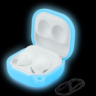 LEFXMOPHY Galaxy Buds Case for Samsung Galaxy Buds 2 Pro (2022) / Buds 2 (2021) / Buds Pro (2021) / Buds Live Wireless Earbuds Cover, Sky Blue Silicone Protector Skin Sleeve for Boy Men