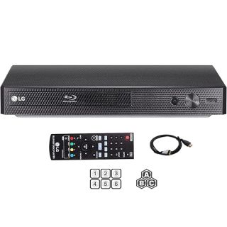 LG BP Region Free Blu-ray Player with Dynastar 6ft HDMI Bundle - Multi Region 110-240V for Ultimate Viewing Experience