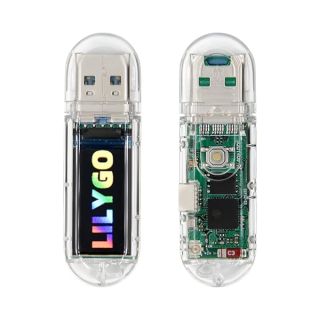 LILYGO T-Dongle-S3 ESP32-S3 TTGO Development Board with Screen Dongle 0.96 inch ST7735 LCD Display TF Card