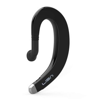 LISN Ear-Hook Bluetooth Headphone, Wireless Single Ear Bluetooth Headset with Mic, Ultra-light Painless Bluetooth Earpiece 8-10 Hrs Playtime for Cell Phone (Black)