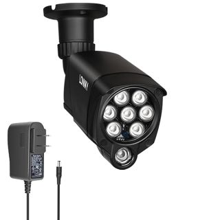 LONNKY LED IR Illuminator Wide Angle 8-LEDs 90 Degree 100Ft IR Infrared Flood Light for CCTV Security Cameras, IP Camera, Bullet Camera, Dome Camera, Suitable for Outdoor and Indoor Use