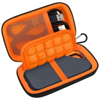 Buy Lacdo Hard Carrying Case for SanDisk Extreme SSD - Shockproof Travel Bag for 500GB to 4TB USB-C Drives