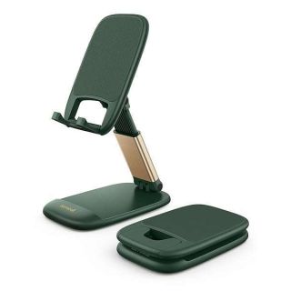 Top Lamicall Cell Phone Stand: Stylish Green Desk Accessory for iPhone & 4-8'' Phones - Must-Have Office Decor