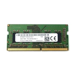 Laptop Memory Module MTA8ATF1G64HZ-3G2J1 Compatible Replacement Spare Part for Micron MTA8ATF1G64HZ 8GB 1Rx8 DDR4 SO-DIMM PC4-25600 3200MHz 260-Pin Non-ECC CL19 1.2V