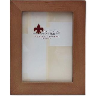 Lawrence Frames 766023 Nutmeg Wood 2.5x3.5 Picture Frame - Gallery Collection