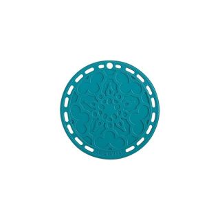 Le Creuset Silicone French Trivet, 8" , Caribbean