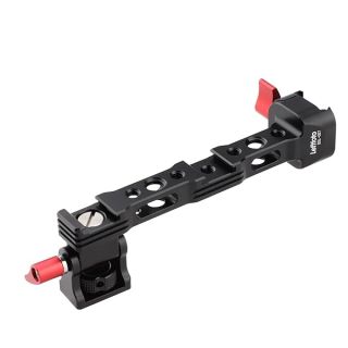 Leftfoto Camera Monitor Mount for DJI RS3 Mini/RS2/RS3 - Gimbal Accessory with 1/4 & 3/8 Threads, Cold Shoe & Rotatable Design