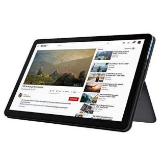 Lenovo Chromebook Duet, 2-in-1, 10.1&amp;quot; WUXGA (1920 x 1200) Display, MediaTek Helio P60T, 4GB LPDDR4X RAM, 64GB eMCP SSD, Integrated ARM G72 MP3 Graphics, Chrome OS, ZA6F0031US, Ice Blue + Iron Grey