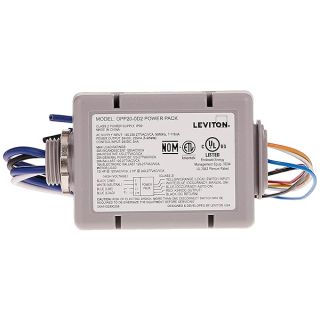 Leviton 20-Amp Super Duty Power Pack for Occupancy Sensors, Basic with Auto-On, Manual-On, and Local Switch Inputs, Title 24,Gray