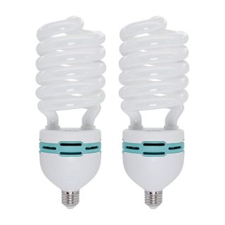 LimoStudio [2 Pack] 85W 5500K CFL, Compact Fluorescent Light Bulb for Photography Studio, Day Light Balanced Pure White, LMS119