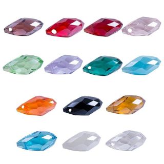 Lot 280pcs Teardrop Crystal Beads - LONGWIN 6x12mm Faceted Briolette Glass Beads Jewelry Making Supplie for DIY Beading Projects, Bracelets, Necklaces, Earrings & Other Jewelries