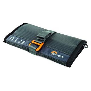 Lowepro GearUp Wrap: Compact Travel Organizer for Phone Cables, Adapters, USB Memory Sticks and Small Devices,Dark Grey