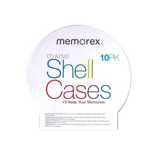 MEMOREX C-Shell Cases Clear 10PK