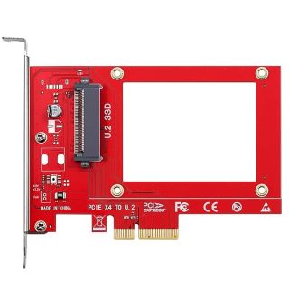 MHQJRH U.2 (SFF-8639) Adapter,U.2 to PCIe NVMe SSD Adapter Card