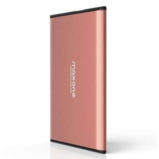 Maxone 250GB Ultra Slim Portable External Hard Drive HDD USB 3.0 for PC, Mac, Laptop, PS4, Xbox one - Rose Pink