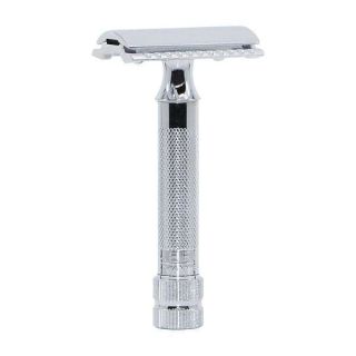 Merkur Mk34c Double Edge Razor with Heavy Duty Short Handle