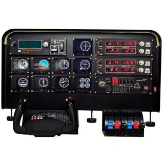 Meza Flight Simulator Cockpit Kit: Pre-Cut Mount for Logitech, Saitek & Honeycomb Yokes - Wheel Stand Pro Compatible