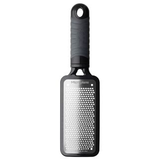 Microplane Home Series Fine Cheese Grater - Surgical Stainless Steel for Fine Grating (Black)