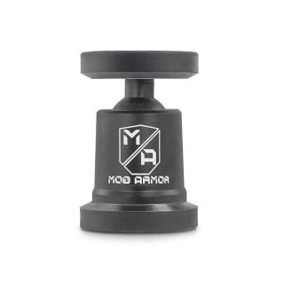 Mob Armor MobNetic Maxx - USA Assembled Magnetic Phone Holder for Car, Magnetic Car Phone Mount, 90-Degree Tilt, 360-Degree Rotation, Aluminum Metal, Compatible with iPhone & Android - Black