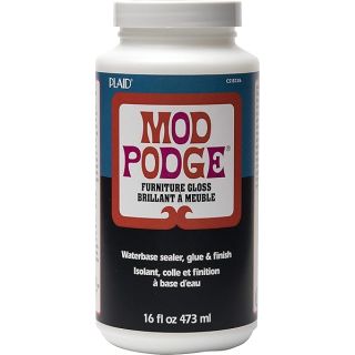 Mod Podge Waterbase Sealer, Glue and Finish for Furniture (16-Ounce), CS15126 Gloss Finish