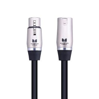 Monster Prolink Performer 600 Microphone Cable - 10ft with Custom XLR Connectors & Duraflex Jacket for Superior Sound Quality