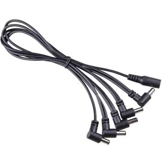 Mooer Pdc5A Multi Dc Power Cable, 5 Right Angle Connector