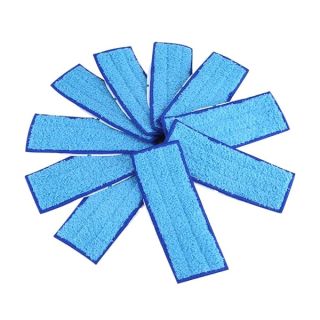 Mopping Pad, 10 Pcs Replacement Washable Wet Dry Mopping Pads for 240/241(wet pad-Blue)