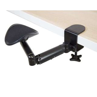 Mount-It! Adjustable Desk Arm Rest | Ergonomic Elbow Support | Height Adjustable & Full Motion Clamp-On Design