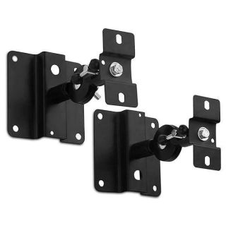 Mount-It! Heavy Duty Speaker Mounts for Wall & Ceiling - Anti-Theft, Low Profile, Universal for Surround Sound & Satellite Speakers