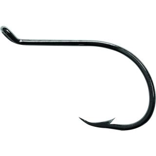 Mustad 92553-BN-4/0-8 Classic Octopus Hook Black Nickel, S 4/0