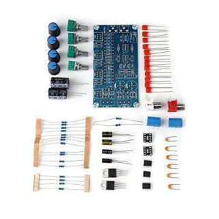 NE5532 Stereo Preamplifier Volume Control Board with Treble Midrange and Bass Tone Controls DIY Kit Preamp Module