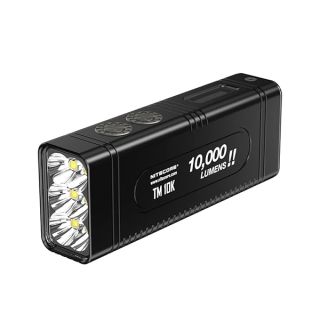 NITECORE TM10K TM10K Tiny Monster 10,000 Lumen Burst Rechargeable Flashlight, Black