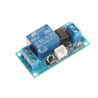 NOYITO 1-Channel Self-Locking Relay Module One Button Start-Stop Bistable 10A Load for SCM Control, Household Appliances Control, Industrial Equipment Control (5V)