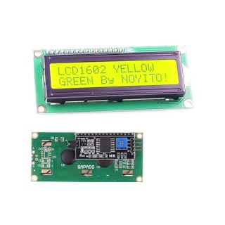 NOYITO 1602 16x2 LCD Module Shield Blue Backlight with PCF8574TIIC I2C Driver Serial Interface Compatible with Win OS UNO R3 MEGA2560 (Pack of 2) (1602 IIC Screen Blue)