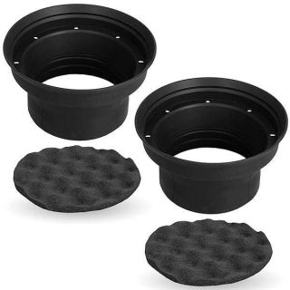 NVX XBAF65 2 Piece 6.5" or 6.75" Weatherproof Silicone Rubber Speaker Baffle Kit