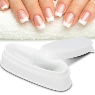 Nail Dip Container Tray Dipping Trays, Portable Nail Dipping Powder Tray Manicure Nail Container for Making French Tip Smile Lines