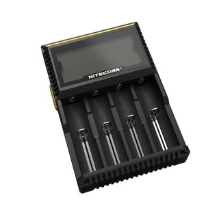 Buy Nitecore Digicharger D4: 4-Bay LCD Battery Charger for Fast Charging & Safety