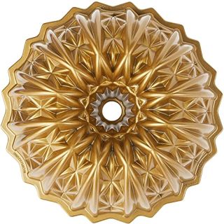 Nordic Ware Cut Crystal Bundt, 10 Cup, Gold