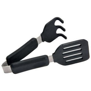 Norpro Grip-EZ Grab and Lift Silicone Tongs, 6- Inch, Black