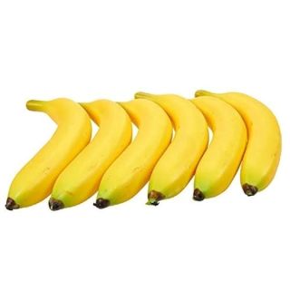 OLIREXD 6PCS Individual Fake Fruit Bananas - Artificial Fruit Lifelike Simulation Bananas for Still Life Paintings, Storefront Party Decoration, House Kitchen Decor, Yellow