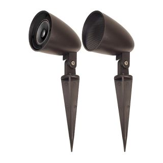 OSD 2.5" Landscape In Ground/Mountable 30W Speaker, Outdoor Weather Resistant Pair, LS2 Bronze (Pair)