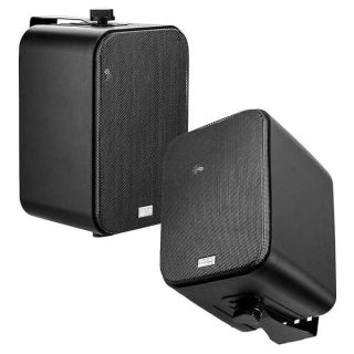 OSD 4" Outdoor Patio Speaker Pair 80W, IP54 Weather Resistant, Aluminum Grilles Black AP450