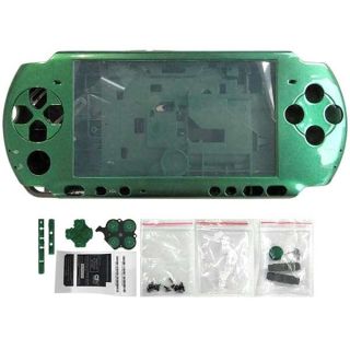 OSTENT Green Full Housing Shell Case for Sony PSP 3000 - Easy Repair Replacement